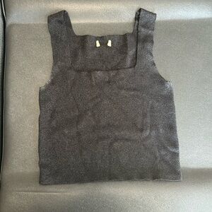 Black Sparkly Tank Top